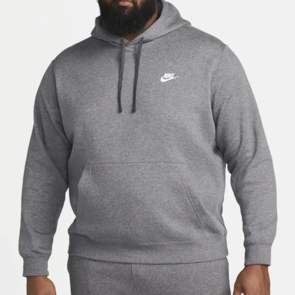 Nike Shirts Nwt Mens Nike Fleece Line Gray Hoodie Size 4x Poshmark
